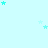 Light blue background with scattered cyan and pale cyan stars, a solid gray rectangle in the bottom right corner.