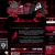 Pixelated red and black abstract composition with scattered light and dark shapes, no discernible subjects or text.
