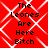 Red background with white diamond lattice pattern and black text reading 'The Leones Are Here Bitch' repeated four times in a