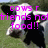 Pixelated image of a black-and-white cow in grassy field with bright pink text overlay reading 'cows friends not food!!!'