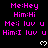 Pixelated chat log with pink text on black background showing repeated 'Me:Hey Him:Hi Me:luv u Him:I luv u' exchanges and white heart symbols.