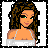 Pixel art contact sheet showing a female character's upper body, outfit details, and text reading "All I want for Christmas is you!" across multiple frames.