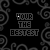 Animated pattern of repeating text 'YOUR THE BESTEST' with shifting blue lettering on a black background featuring gray scrollwork.