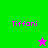 Green and purple background split with pink 'Tiffani' text, two pixelated stars in different positions.