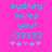 Cyan pixelated text on bright pink background with animated heart sequence changing from four light purple hearts to three light purple hearts and one pink heart.