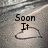A four- displays sequential text phrases over a textured gray background with a curved line