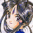 A pixelated anime-style character with long brown hair and a blue top on the left, next to black background text reading "Anime IM" above smaller stylized text "OMG" on the right.