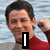 A split-screen image shows a person in a red shirt with a black vertical bar over the face, another person with a white heart symbol over the face, and a third person with the text "NICK" below.