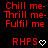 Red pixelated text on black background with two identical side-by-side wordwalls and heart symbols, showing animation changes in the hearts' fill color.