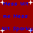 Red background with blue pixelated text and white star sparkles; text repeats 'Mess Wit', 'ne Mess', 'Wit Sparky' in a pattern