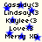 A static image displays a of names with blue star symbols on a light background, featuring repeated text elements and pixelated blue stars scattered throughout the composition