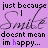 Static pixel art icon with purple background displaying text and a stylized signature.