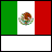 Pixelated Mexican flag with central coat of arms, overlaid by white text displaying 'VOTE', 'FOR', and 'PEDRO' across a