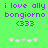 Green background with purple text reading 'i love ally bongiorno (333)' and five pink flower icons below, where the third flower changes from light green to pink between observations.