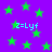 Purple background with green stars and repeated light blue text 'z=Lyf' in pixelated font.