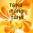 Animated orange and yellow floral pattern with pixelated text reading TANG TANG TANG, IS ABSOLUTLY, AMAZING in black block letters.