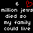 Black background with white pixelated text and a red heart symbol above the text.