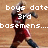 A baseball player in a red uniform swings a bat across four with changing text overlays