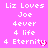 Pixelated text on a pink background with repeated phrases and small heart symbols, no visible animation changes across observations.