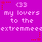 Purple background with repeated white text and red star decorations in a pixelated style.
