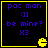 Four identical display a black background with blue text and yellow Pac-Man icon, each bordered in yellow