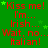 Green background with red text repeating 'Kiss me! I'm... Irish... Wait, no... Italian!' and small green stars scattered throughout.