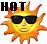 A pixelated sun icon with sunglasses and the word 'HOT' above it, rendered in warm orange and yellow tones against a light background.