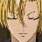 Pixelated close-up of a character with closed eyes, light brown hair, and a neutral expression against a blurred background.