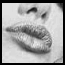 Black-and-white close-up of lips and nose with varying focus levels across six , showing gradual blurring from left to right