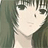 Pixelated anime-style character face with green hair and black background featuring text "Anime IM" and "COM" in white pixel art style.
