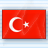 Red rectangular flag with white crescent moon and star symbols, displayed as a static pixelated image.