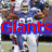 six football-themed images with overlaid text, featuring players in uniforms and a trophy