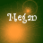 Animated icon with 'Megad' text over a green background, featuring shifting orange light effects and lens flares.