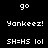 Four display pixelated text on black, dark red, bright red, and deep red backgrounds with varying color schemes