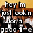 A four- shows a group of people in formal attire with text overlays; the bottom-left changes from 'hey im just lookin for a good time' to 'i <3 Lady Antebellum'