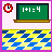 Pixel art classroom scene with clock, chalkboard, and patterned floor. Green chalkboard displays '1+1=4' in white text. Clock shows 10:10. Patterned floor has blue and yellow diamonds. Pink background with purple border.