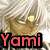 Pixelated anime-style character with long white hair and golden eyes, shown in four distinct text-labeled