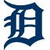 Two side-by-side stylized 'D' and 'T' letters with a tiger illustration integrated into the right letter, rendered in blue, orange, white, and gray tones.