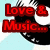 Red text on a light blue background with a black-and-white circular graphic behind the text.