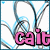 Pixelated icon shows pink 'Caig' text with black outlines, blue and gray abstract shapes resembling headphones or antennae on white background.