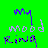 Green background with pixelated text in purple, pink, and white reading 'my mood ring', 'SAMS', 'Back', 'Off!' in a vertical arrangement.