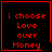 Four identical red pixelated text on black background with two variants showing small symbols at bottom right