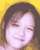 Two side-by-side pixelated frames of a person with brown hair against solid-colored backgrounds, one yellow and one blue.