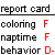 Static image of text-based content with multiple phrases and a highlighted section containing 'kinder-garden evaluation' in black border.