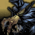 Pixelated character in blue and gold armor with a golden gauntlet, next to text reading THE RING MASTER on black background.