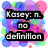 Pixelated text-based image with four distinct sections of black-outlined white text on a colorful, blurred background.
