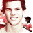A pixelated image shows a person with short brown hair and a white shirt, next to a red background with bold black text reading "Who's Afraid Of The Big Bad Wolf?".