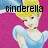 Cinderella character in blue gown with yellow hair, pink background, text changes across frames.