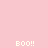 Pixelated text on a solid pink background with white pixel art style.