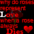 Red pixelated text and symbols on black background with red roses, hearts, and repeated phrases about love and death.